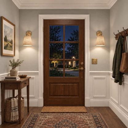 NATURAL WIRELESS WALL SCONCE