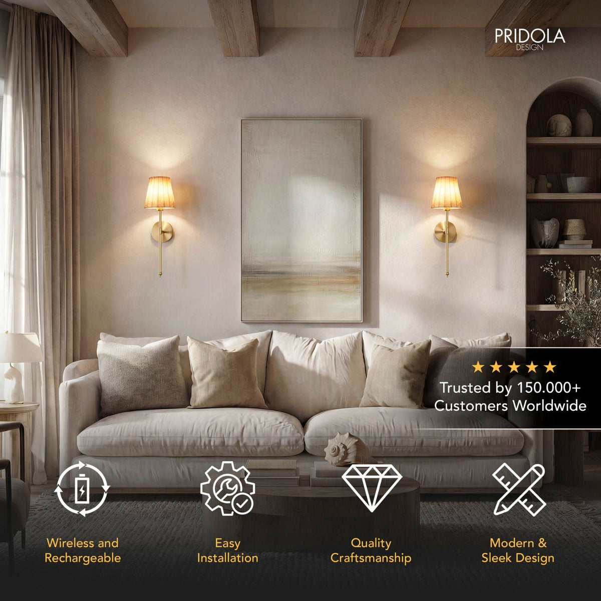 PALM WALL SCONCES (SET OF 2)