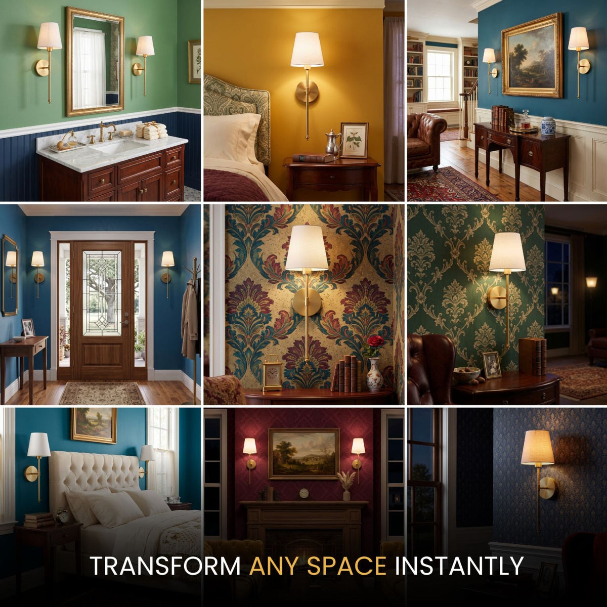 WIRELESS WALL SCONCES ( SET OF 2 )