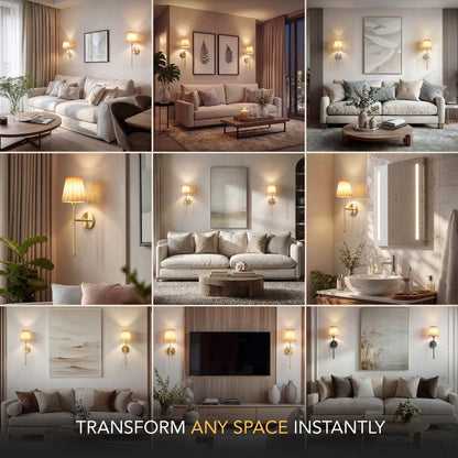 PALM WALL SCONCES (SET OF 2)