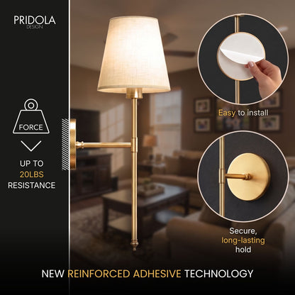 WIRELESS WALL SCONCES ( SET OF 2 )