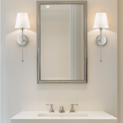 WIRELESS WALL SCONCE (SET OF 2 + 2 BULBS INCLUDED)