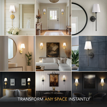 WIRELESS WALL SCONCES (SET OF 2)