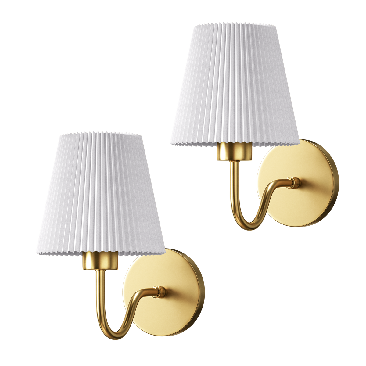 CURVED WIRELESS WALL SCONCE