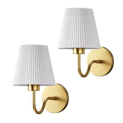 CURVED WIRELESS WALL SCONCE