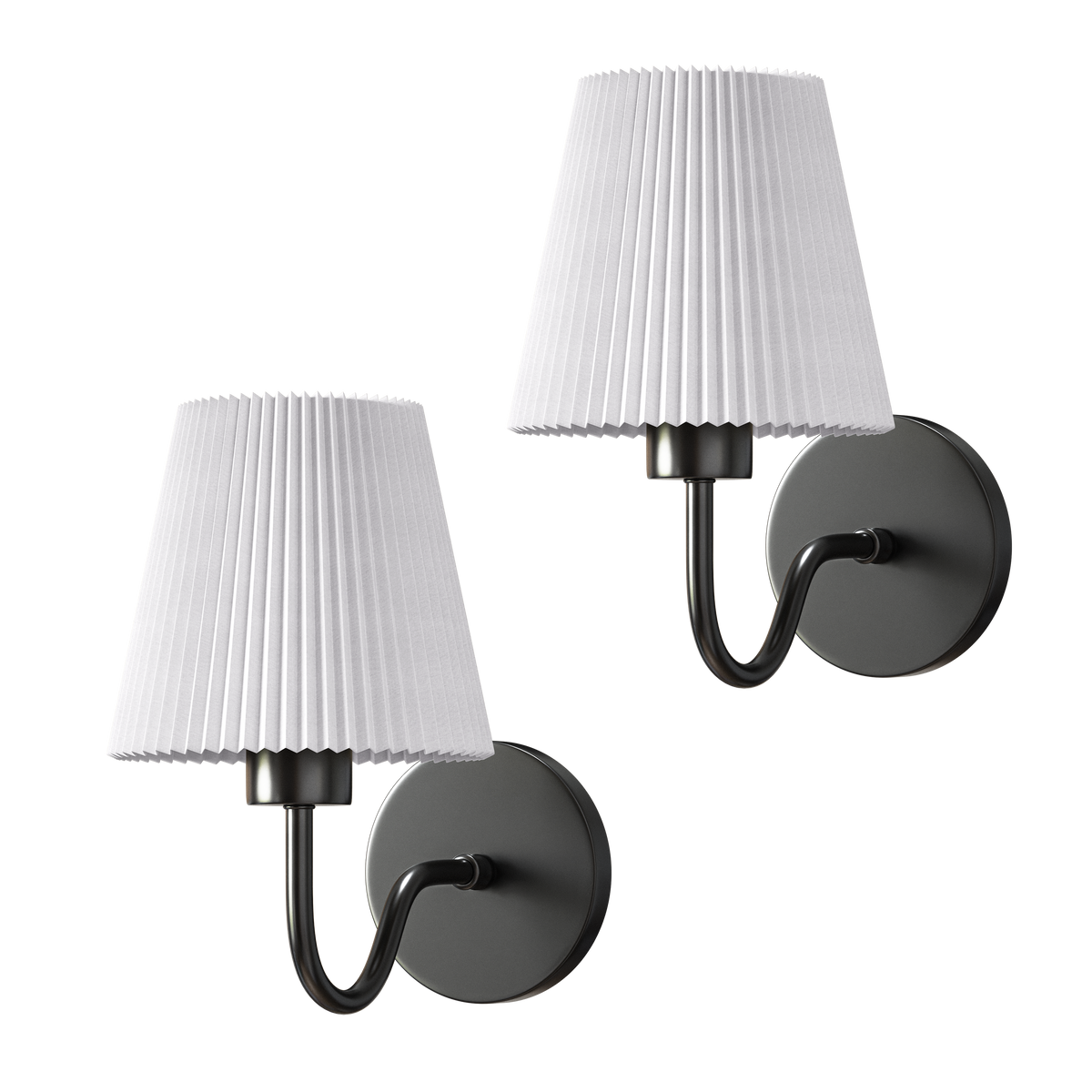 CURVED WIRELESS WALL SCONCE