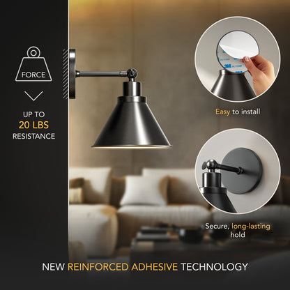 INDUSTRIAL WIRELESS WALL SCONCE