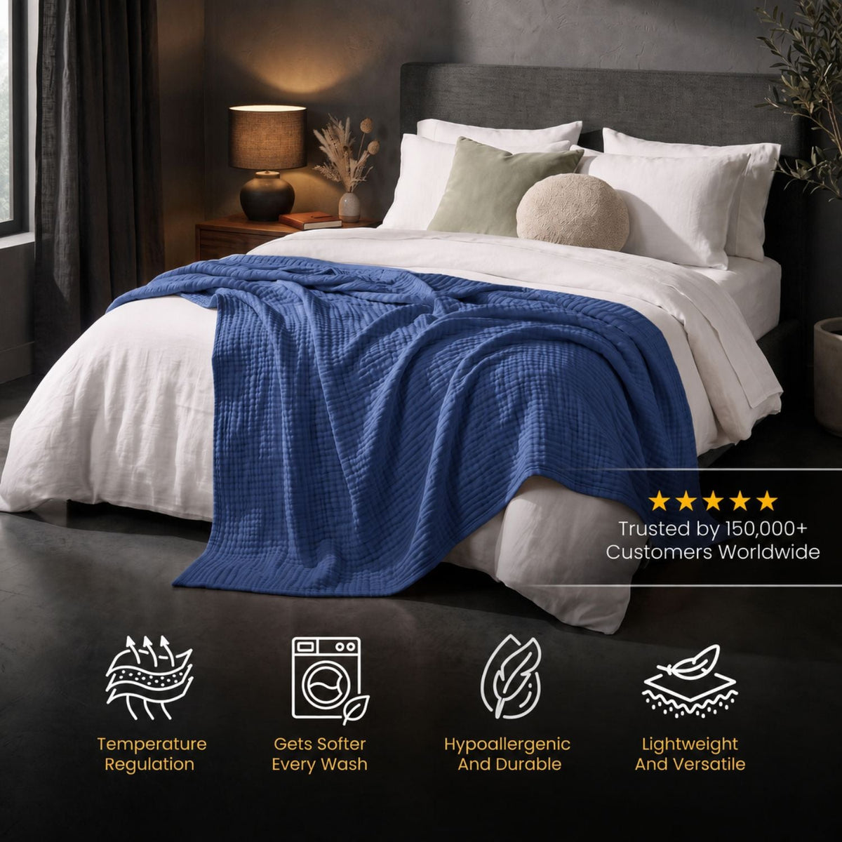 MUSLIN BLANKET (BUY 1 GET 1 FREE)