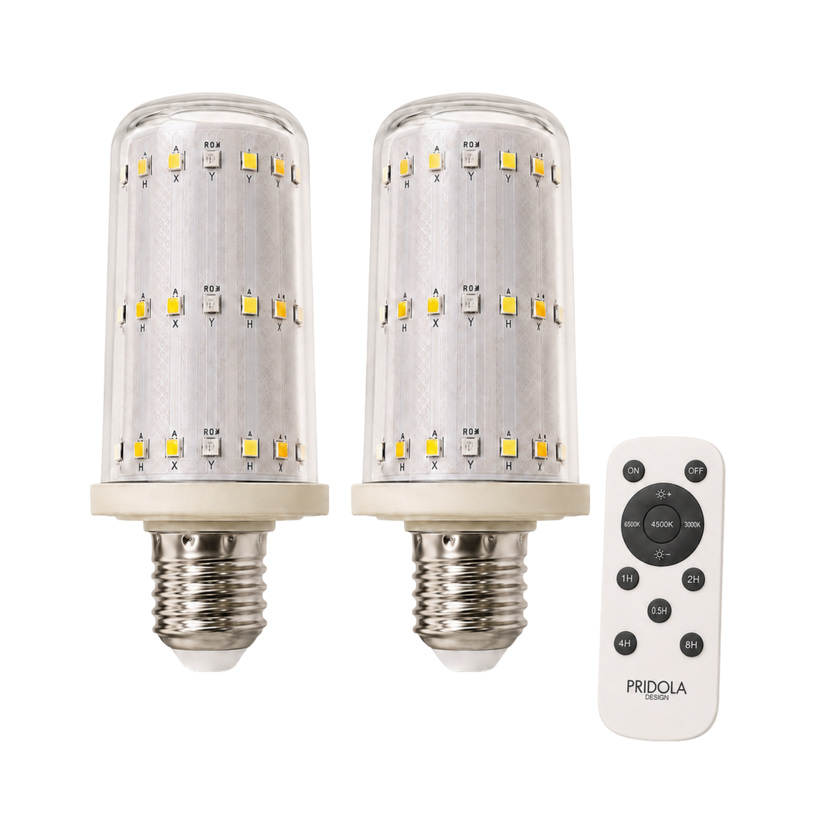 Pridola Design WIRELESS RECHARGEABLE  LIGHT BULBS PRO (SET OF 2)