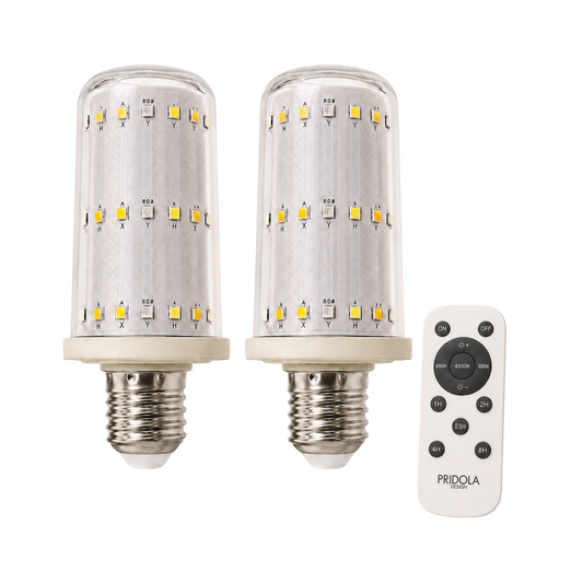 Pridola Design WIRELESS RECHARGEABLE  LIGHT BULBS PRO (SET OF 2)