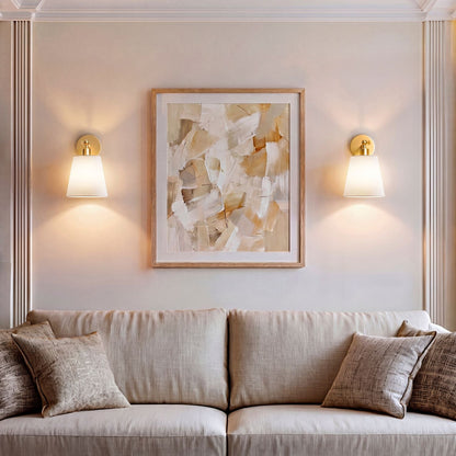 NATURAL IVORY WALL SCONCE