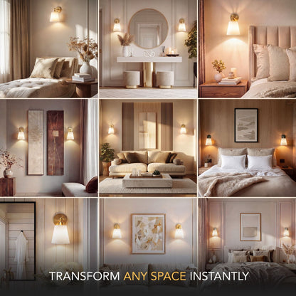 NATURAL IVORY WALL SCONCE