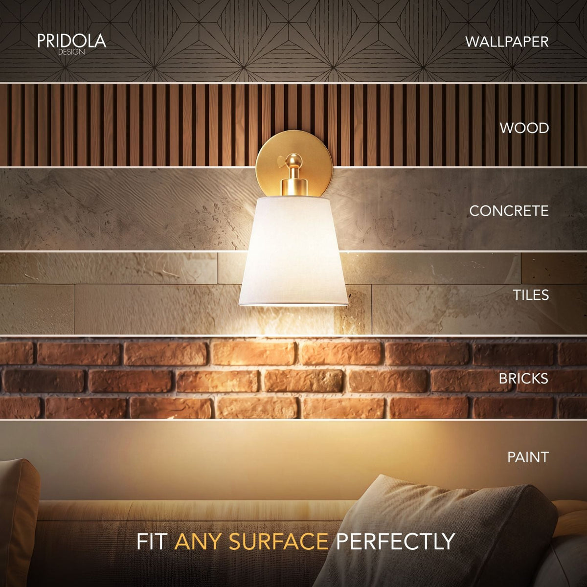 NATURAL IVORY WALL SCONCE