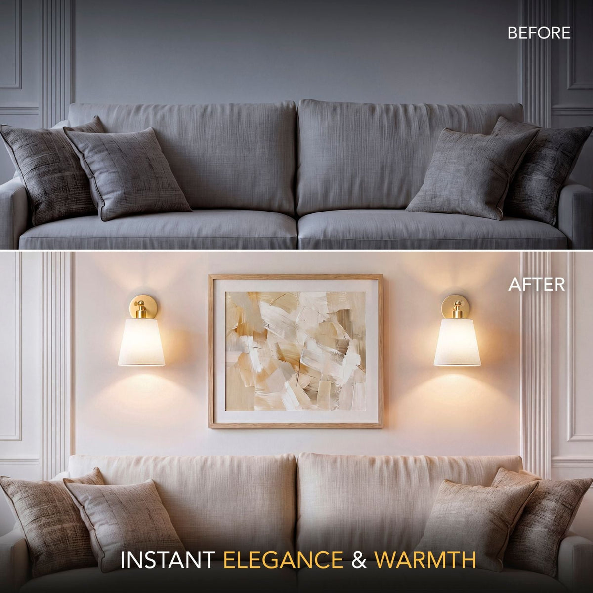 NATURAL IVORY WALL SCONCE