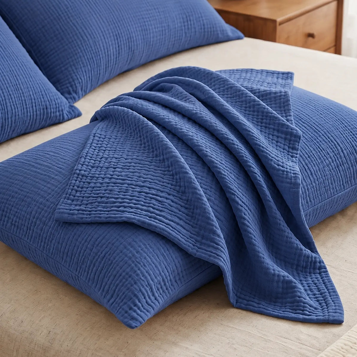 MUSLIN PILLOWCASE (SET OF 2)