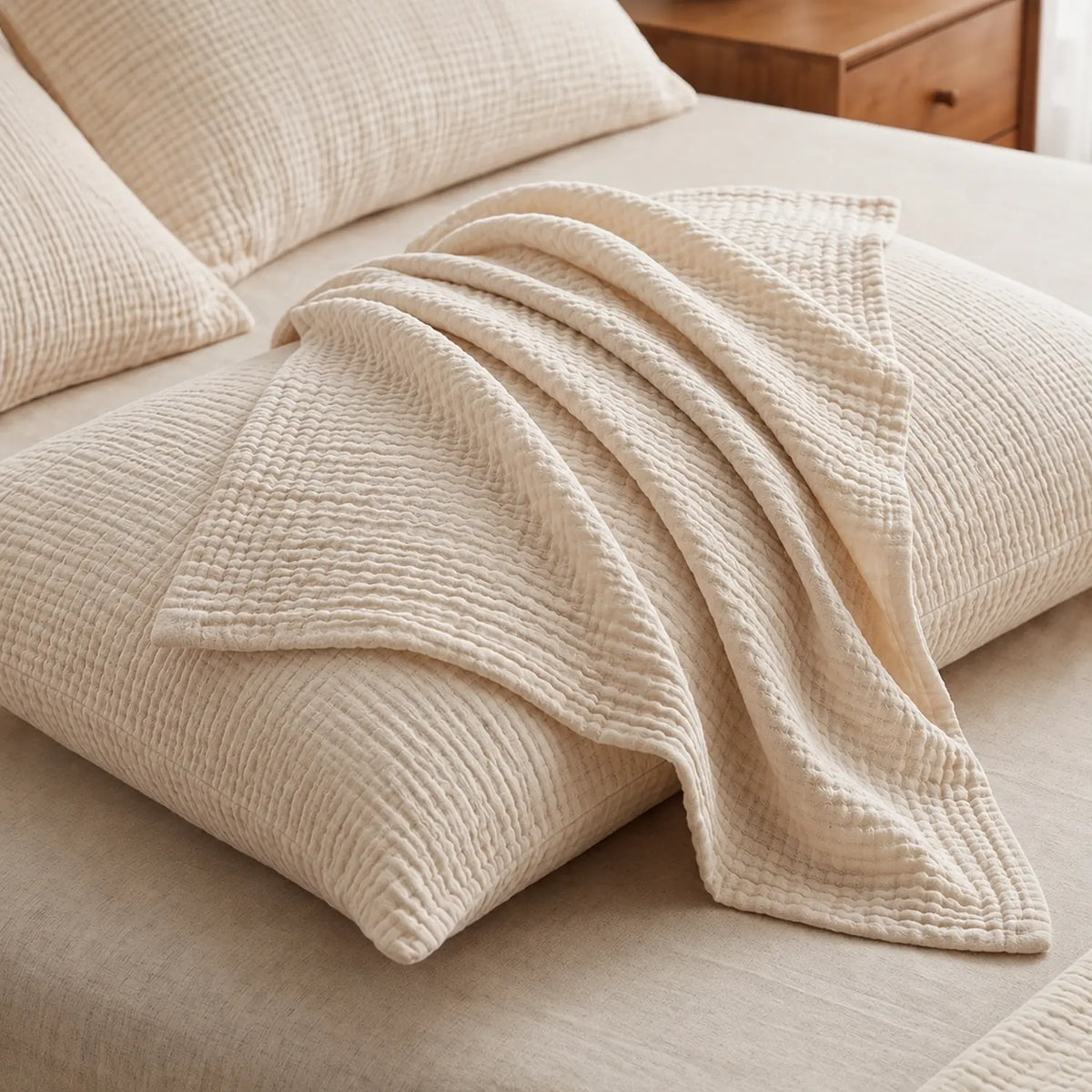 MUSLIN PILLOWCASE (SET OF 2)